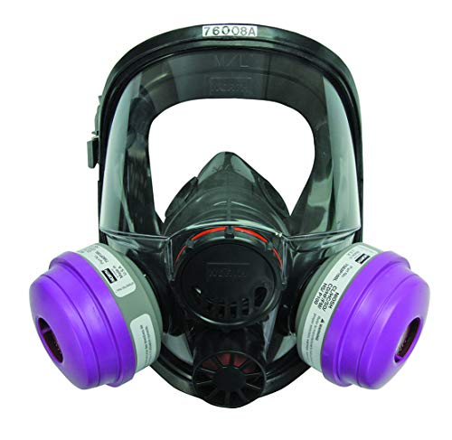 Honeywell 760008AS North by Small Black Silicone Full Face 7600 Series Facepiece With Speaking Diaphragm, English, 30.68 fl. oz., Plastic, 1" x 1" x 1"