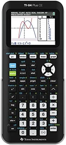 Texas Instruments® TI-84 Plus CE Color Graphing Calculator, Black/White