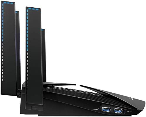 NETGEAR R9000-100NAR Nighthawk X10 AD7200 802.11ac/ad Quad-Stream WiFi Router - Certified Refurbished