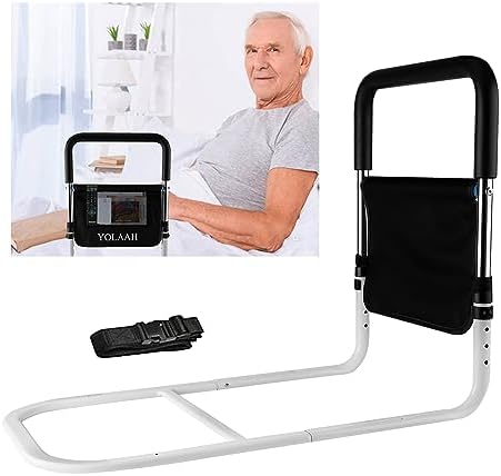 Bed Rail for Elderly Adults Safety - Bed Side Rail Height Adjustable, Bed Guard, Handle Rail for Seniors Prevent Fall