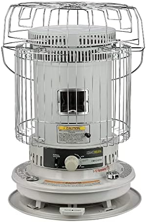 Sengoku Indoor & Outdoor Portable Kerosene Heater, 23,500 BTU, HeatMate, White - Cordless Space Heater for Home, Garage, Basement, and Camping