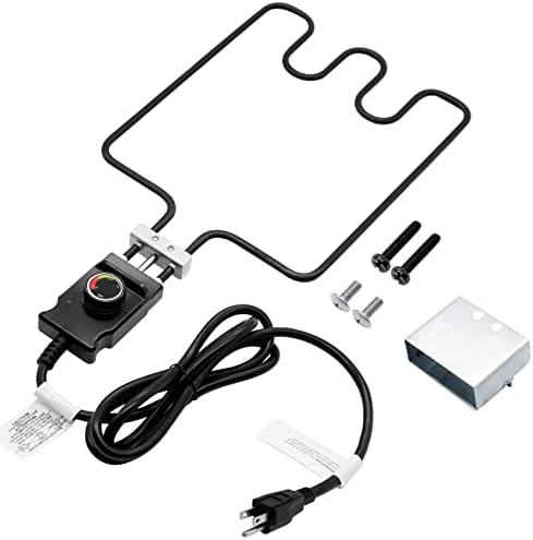 1500 Watt Heating Element Compatible with Masterbuilt Electric Smoker and Grill, with Adjustable Thermostat Cord Controller, Replacement Parts for Masterbuilt Smokers & Turkey Fryers