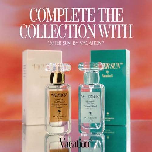 "VACATION" by Vacation Sunscreen Eau de Toilette, Beach Coconut Perfume for Women & Men, Scent of Sunscreen & Summer, Travel Size, 1 Fl. Oz.