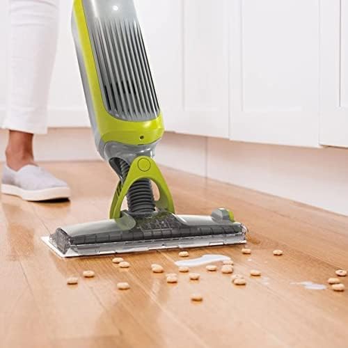 Shark VC205 VACMOP Pro Max Cordless Hard Floor Vacuum Mop with Disposable Pad Cleaning Solution, Shark Vc205 -Green / Gray (Renewed)