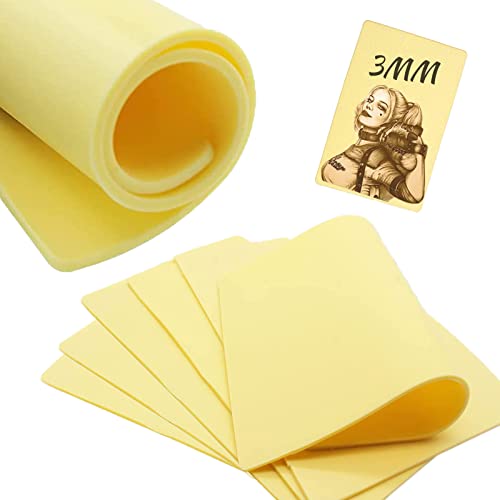 3mm Tattoo Skin Practice - MIUXIA Tattoo Skins Fake 5pcs 12x8" 3mm thick Tattoo Skin Practice Tattoo Fake Skin Soft Silicone Fake Skin Tattoo