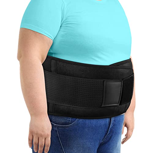 Back Brace for Lower Back Pain - Lumbar Support Belt for Women & Men - Relief Back Pain, Relief for Herniated Disc, Sciatica, Scoliosis XL/XXL(37"-45")