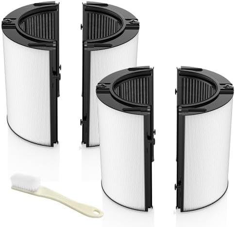 2-IN-1 Filter Replacement Filter for Dyson TP06 HP10 HP09 HP06 TP04 PH01 TP10 TP09 TP07 HP07 Air Purifier 360° Combi Glass Pure Cool Hot Humidify Fan, Upgrade 2-IN-1 HEPA + Carbon Filter, 2-Pack