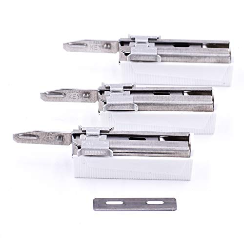 Parker/Taconic Shave 60‑Blade Injector Pack – Polymer‑Coated USA‑Made Blades for Schick, Supply, Gem, Pal, Vintage and Modern Standard Injector Razors