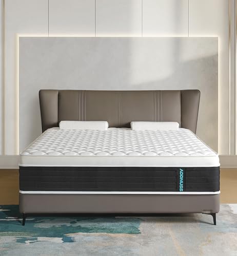 Full Mattresses,Memory Foam Hybrid 10 Inch Full Size Mattress,Black&White Pocket Spring Full Size Black&White Mattress,CertiPUR-US.