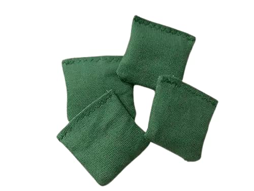 2" Bean Bag Toss Mini Cornhole Grass Green Replacement bags Set of 4
