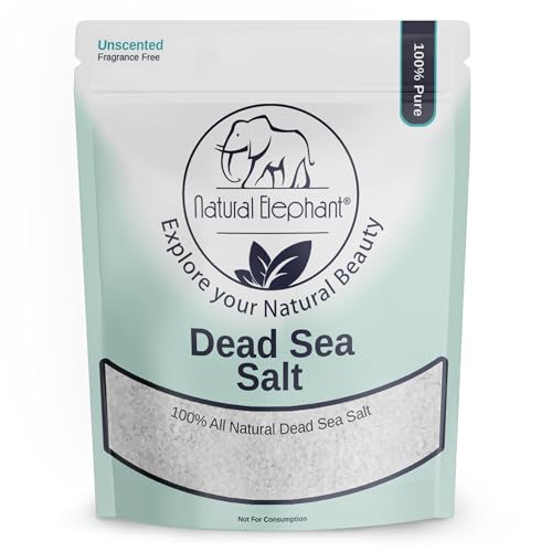 Natural Elephant Dead Sea Bath Salt | 19 Pounds Bulk Bag | 100% Natural and Pure | Coarse Grain | Ideal for Baths and Soaks