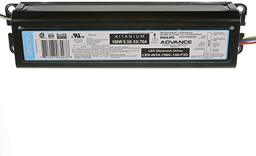 Philips Advance LEDINTA700C140F3OM Dimmable Electronic LED Driver 120-277 Volt Input 60-140 Volt Output 100 Watt Output Xitanium