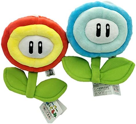 7''Plush Fire Flower & Ice Flower Plush Doll Stuffed Animal, Animal Fire Flower Plush Toy Plush Doll Children Toys Christmas New Year Gift Birthday Gift.