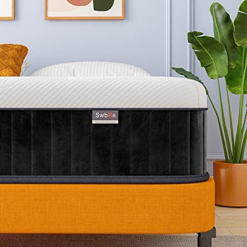 Double Mattress,12 Inch Full Size Hybrid Mattresses, Full Bed Matress in a Box, Pressure Relief & Fiberglass Free, Firm Mattress Double Size