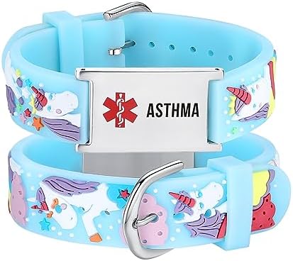 LinnaLove cartoon medical alert id bracelets Parents gift to Son, daughter, brother, sister