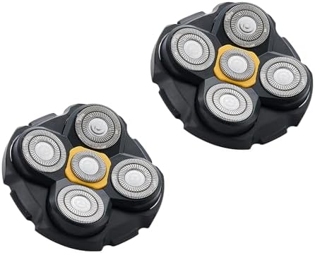 Shaver Replacement Heads Compatible with Microtouch Titanium Head Shaver (2 Pack)