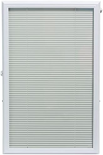 ODL Add On Blinds for Raised Frame Doors - Outer Frame Measurement 24" x 38" - Home Improvement - Easy to Install, Use and Maintain - Innovative Window Shades Behind The Tempered Safety Glass Panels