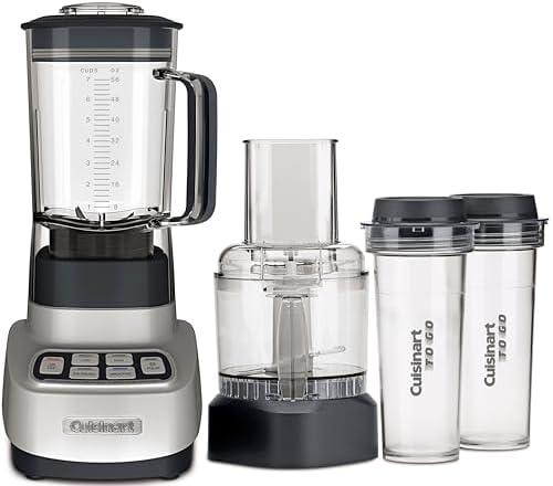 Cuisinart BFP-650 1 HP Blender/Food Processor, Silver, 3_cup