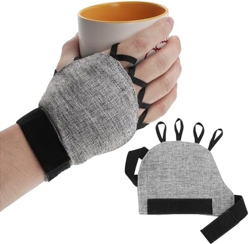 Zipcase Weighted Gloves for Tremors to Provide Hand Stability,Perfect Writing Weights & Hand strenthening Tool, Gray