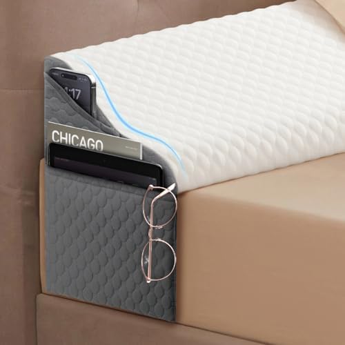 Full Size Bed Wedge Pillow Headboard, Pillow Wedge for Headboard Gap(0-8"), Mattress Gap Filler Wedge, Stop Items Falling and Get Quality Sleep,Ergonomic Design, Non-Slip, Breathable(54"X10"X6")