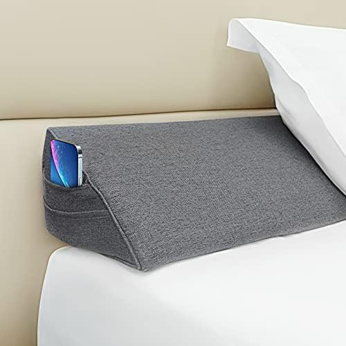Bed Wedge Pillow for Headboard | Queen Size(60"x10"x6") | Bed Gap Filler | BolsterPillow | Foam Wedge Pillow | Fill The Gap(0-8") Between Headboard and| Mattress