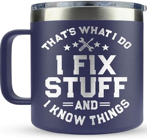 Father's Day Gifts for Dad, Husband - Birthday gifts for Men Unique - Mens Gifts, Dads Birthday Gift Ideas - for Him, Handyman, Grandpa, Men Mug 14 Oz