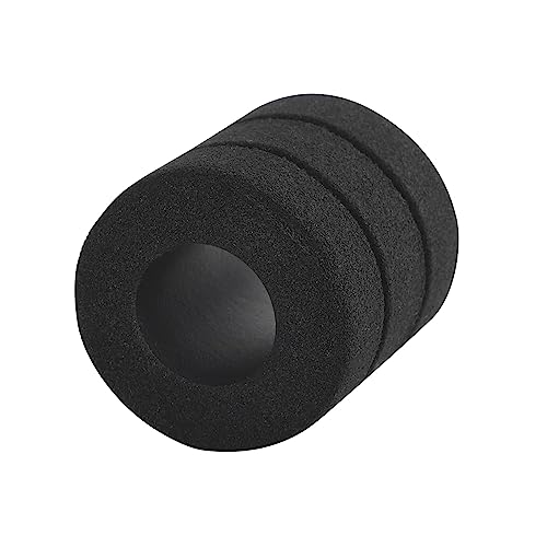 Tattoo Triple Foam Grip Cover, Compatible with Any 1-inch Tube, 1.85 Inch, 20 pcs Black