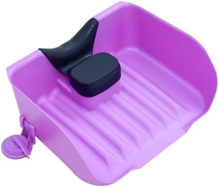 Portable Shampoo Basin for Kids, Baby, Children,Tear Free Hair Washing Basin Tray at Home (Purple)