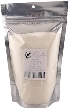 Water Storing Polymer Crystals for Insects and Plants by Five-Star Feeders