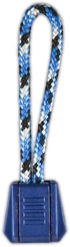 Paracord Planet Zipper Pulls Available in Various Color Combinations – Choose from 5, 10 and 20 Pack Sizes (Blue Snake/Blue, 20 Pack)