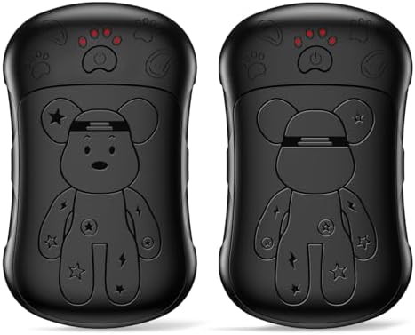 Rechargeable Hand Warmers 2 Pack, WXX 2 in 1 Electric Hand Warmer, 6000mAh Portable Pocket Warmers Dual-Sided Safe Heating, Electronic Winter Gifts for Men Women Kids, Golf, Outdoors