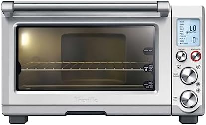 Breville the Smart Oven Pro, Convection Toaster Oven, Small Electric Countertop Oven, BOV845BSS, Brushed Stainless Steel
