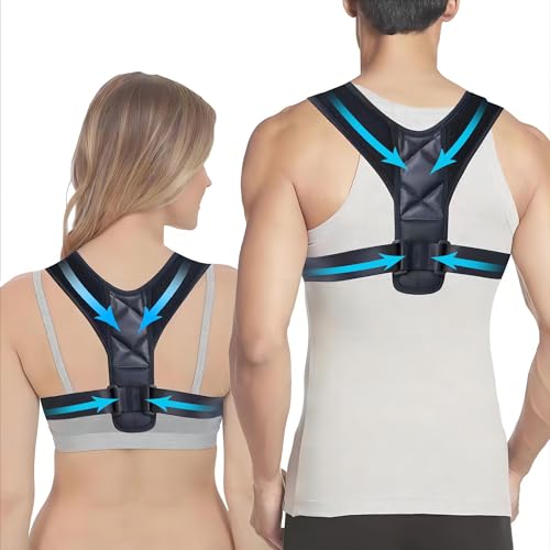 Posture Corrector for Women - Breathable Upper Back Brace - Straightener - Relieve Shoulder, 10 PCS