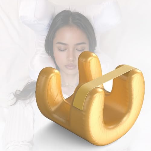 Gold Comfortable Face Pillow Beauty Viora Side Sleeper Pillow Face Down Pillow Massage Anti Aging Anti-Wrinkle Side Sleeper