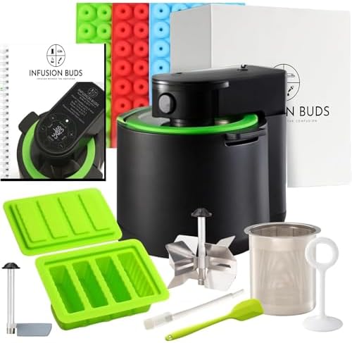 3-In-1 Magical Infuser Machine, Herb Decarboxylator & Gummy Maker. Butter Maker Machine for creating Infused Butter, Gummies, Herbal Oil & More. Recipe Book & All Accessories
