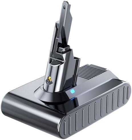 Upgraded 6000mAh 21.6V Battery Replacement for Dyson V7 Battery Compatible with V7 Animal SV11 V7 Motorhead V7 Absolute V7 Fluffy V7 229687 Trigger