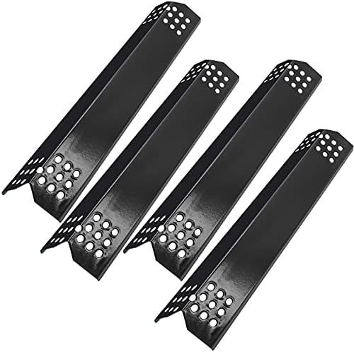 4 Pcs Flame Tamers for Grill Master Grillmaster 720-0697, Nexgrill 720-0783E, 720-0830H Replacement Parts, Porcelain Steel Grill Heat Plate Shields for Kenmore 720-0830A 122.33492410 Nexgrill 720-0925