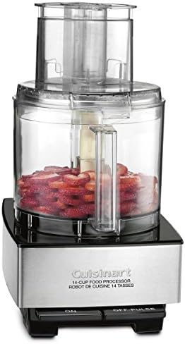Cuisinart Food Processor 14-Cup Vegetable Chopper for Mincing, Dicing, Shredding, Puree & Kneading Dough, Silver (DFP-14BCNYC)