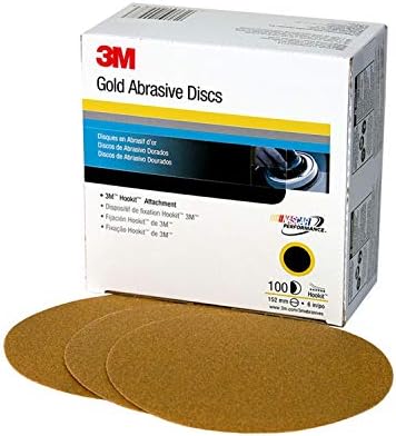 3M Hookit Gold Disc 216U, 00916, 3 in, P220 Grade, 50 Discs, Automotive Abrasive Discs