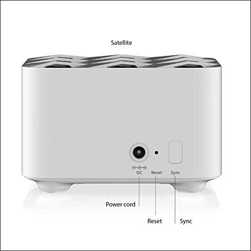 NETGEAR Orbi Mesh WiFi Add-on Satellite - Works with Your Orbi Router, add up to 1,500 sq. ft, speeds up to 1.2Gbps (RBS10) (RBS10-100NAS) (Renewed)