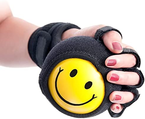 Anti-spasticity Ball Splint Hand Finger for Hand Stroke Hemiplegia Finger Recovery Spasm Dystonia Hemiplegia Finger Training Hand Functional Impairment for Children and Men and Women (Large)
