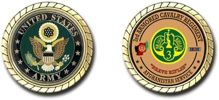 3rd Armored Cavalry Regiment Afghanistan Service Challenge Coin