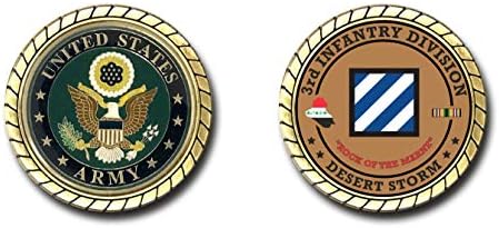 3rd Infantry Division Desert Storm Challenge Coin - Officially Licensed