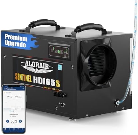 ALORAIR 120 PPD Energy Star Wi-Fi Dehumidifier for Crawl Space, Basement, and Commercial Use, APP Control with Pump and Hose, Compact Auto-Defrost Design