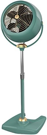 Vornado VFAN™ Sr. Pedestal Vintage Fan Retro Metal Standing Air Circulator for Cooling & Decor 3 Speeds, Adjustable Tilt Green