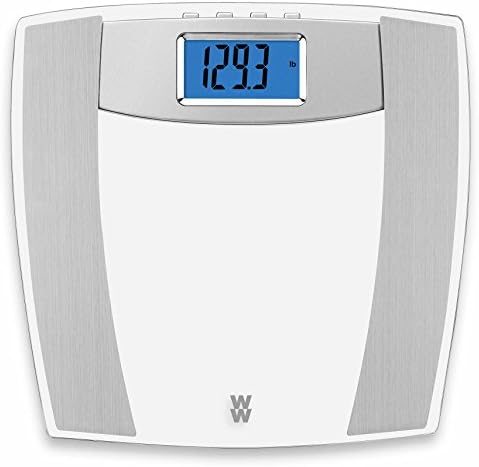 Weight Watchers Scales by Conair Scale for Body Weight, Digital Bathroom Scale with Body Fat, Muscle and BMI in Clear