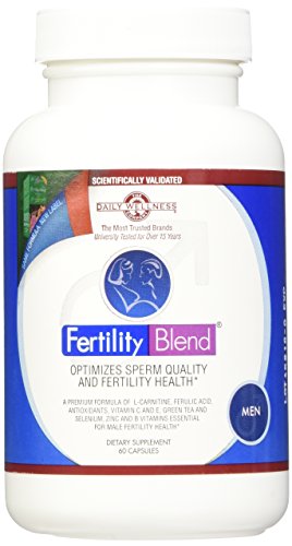 Fertility Blend Daily Wellness for Men - Male Fertility Supplement, Vitamin Blend Pills - Male Count Booster Supplements, Increase Conception - Fertility Supplements for Men - 60 Capsules, 2 PackGET 20% OFF STOREWIDE!