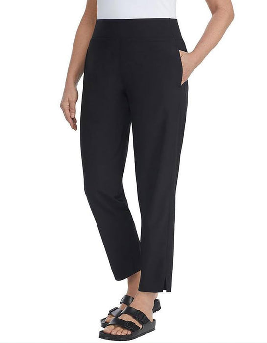 KIRKLAND Signature Women's Lightweight Ankle Pants (US, Alpha, Medium, Regular, Regular, Black)