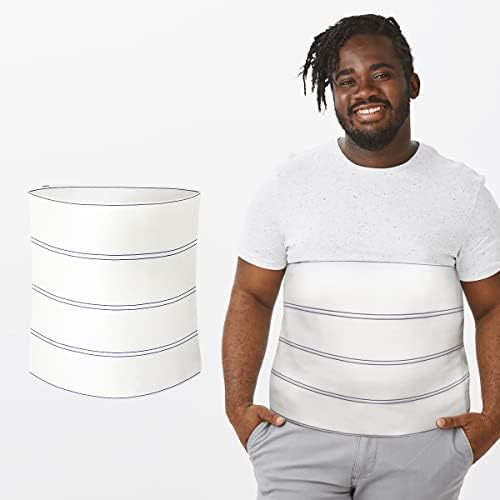 Belly Binder for Hysterectomy Recovery, 12-Inch-Wide Postpartum Belly Band, Plus Size Tummy Tuck Binder (60" - 75")