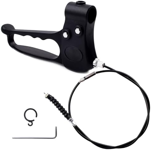 Brake Handle Replacement for Rollator Walker,Hand Brake Rollator Assembly with 41" Cable for 4-Wheel Rolling Walker Drive Medical Durable Knee Walkers Transport Wheelchair Medical Parts